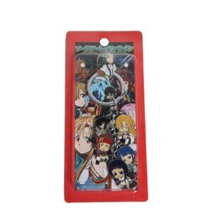 Manga Anime Sword Art Online Keychain Charm Characters Kirito Asuna Yui